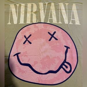 American Eagle Outfitters Oversized Graphic Nirvana T-shirt